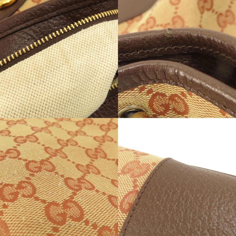 Gucci 602089 Horsebit GG Shoulder Bag Canvas Women's GUCCI - Picture 8 of 11